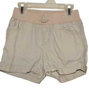 CHILDREN'S PLACE girls 6 slim 100% cotton khaki pull on style casual shorts